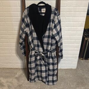 UGG Checkered Belted Robe